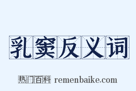 乳窦反义词是什么意思的图片